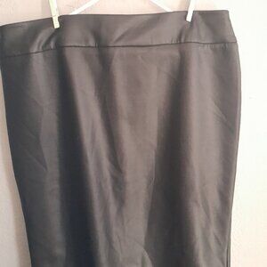 ASHLEY STEWART FAUX LEATHER SKIRT SIZE 20
